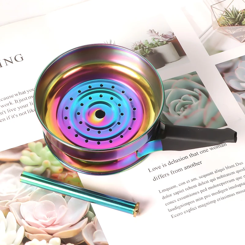 Erliao New Smoke Shop Accessories Shisha Pot Hookah Accessories Metal Hookah Charcoal Holder