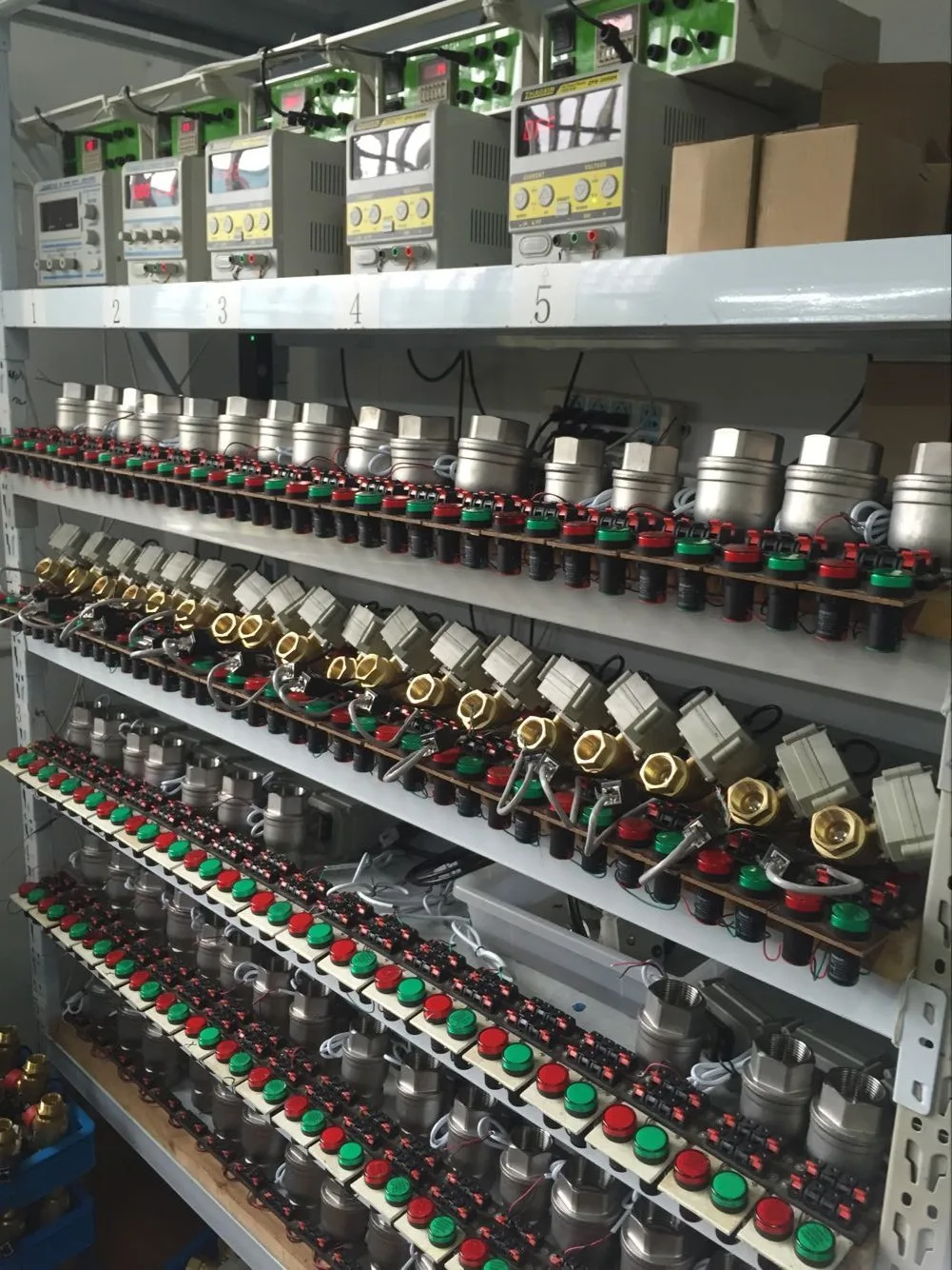 2 way 12V 24V 220V DN25 PVC motorized electric plastic valve