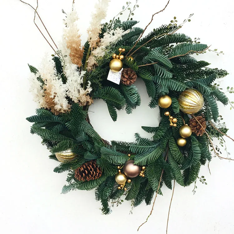 newly designed  Artificial pine needles wreath for Christmas