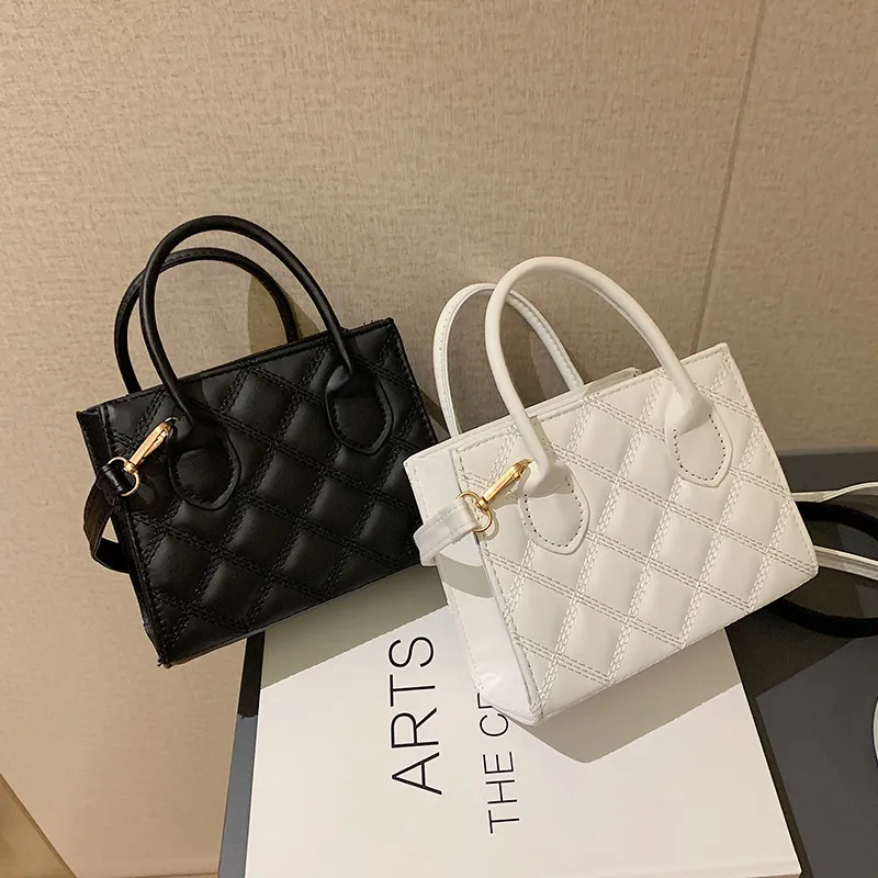 Ladies Mini Tote bag leather designer Luxury Handbag Small Purse for Women Designer Square Bag