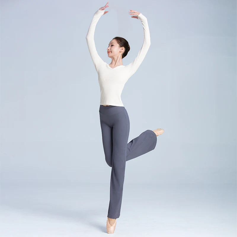 124112076 Baiwu Ballet Adults Training Sport Dance wear Yoga Dance Pants