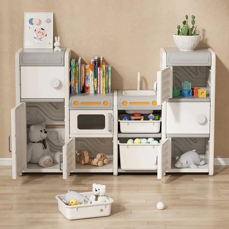 2024 New arrival  Toy Storage Rack Organizer Kids Living Room Cabinet