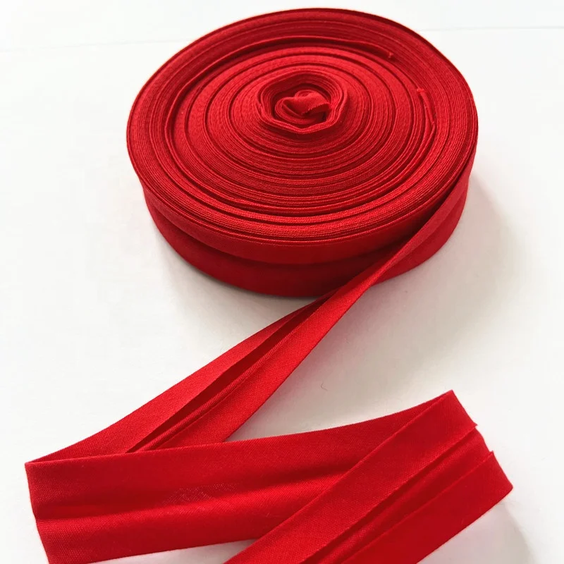 Wholesale TCB double fold poly and cotton binding tape 15mm/20mm