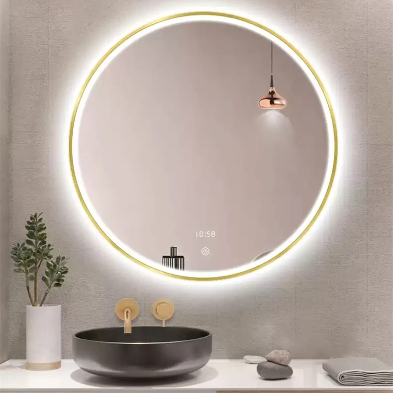 Hot sale Wall Decorative Full Length Mirror For Home Hotel Led Mirror Luxury Smart Customized Switch