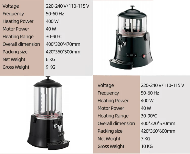 Commercial drinking hot chocolate maker / chocolate making machine / hot chocolate dispenser