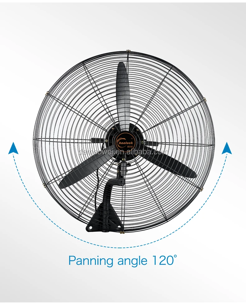 Powerful Wall Mount Fan High Speed Industrial Fan Cooling Ventilate Fan