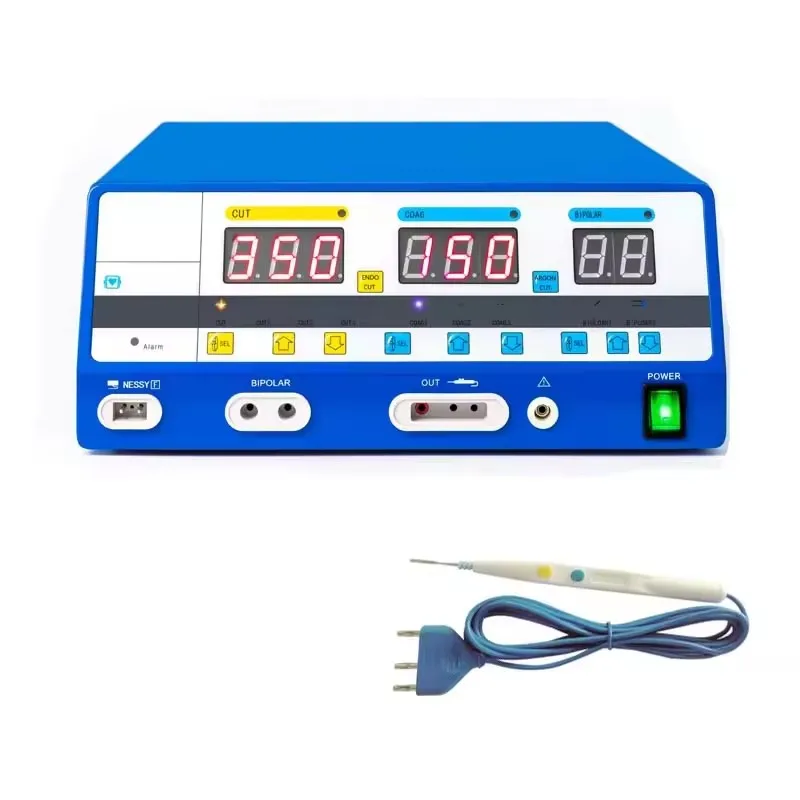 High Frequency Electrosurgical Generator Unit Nine Function Electrosurgical Unit Diathermy Machine