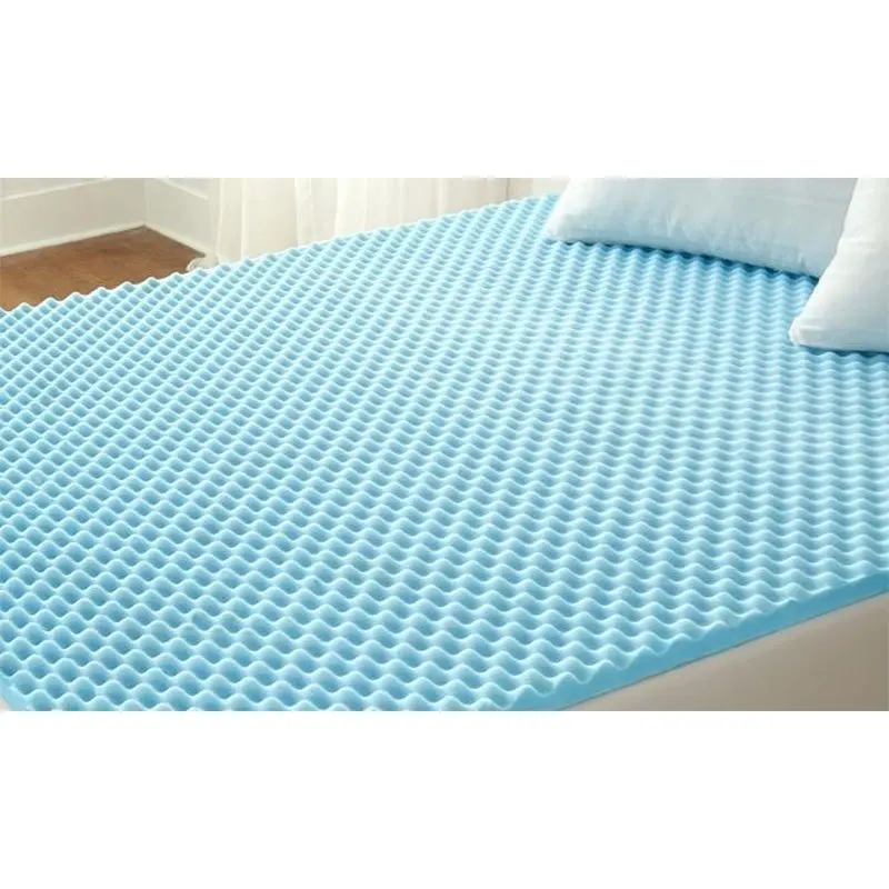Cooling Airflow Design CertiPUR-US Certified Bed Pad King Size Foldable Mattress Swirl Twin Memory Foam Mattress Topper