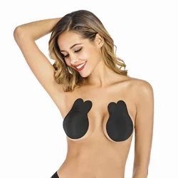 Comfortable silicon gel invisible bra lift up bra for women