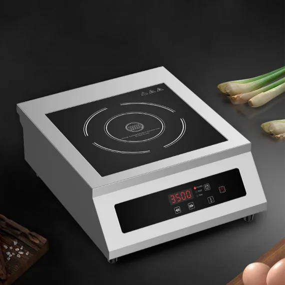 High Speed Commercial Electric Stove 3500w AC 220v Induction Cooker for Kitchen Appliance Wholesale with Dual Cooling System