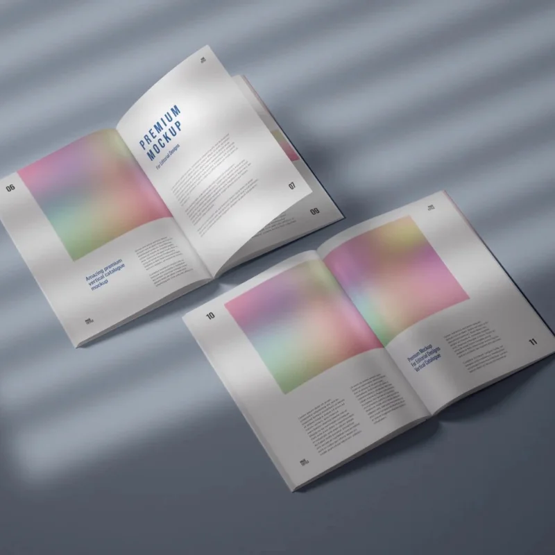 Professional Custom Paper Printing Magazine Product Catalogue Brochure Catalogue Booklet Offset Printing