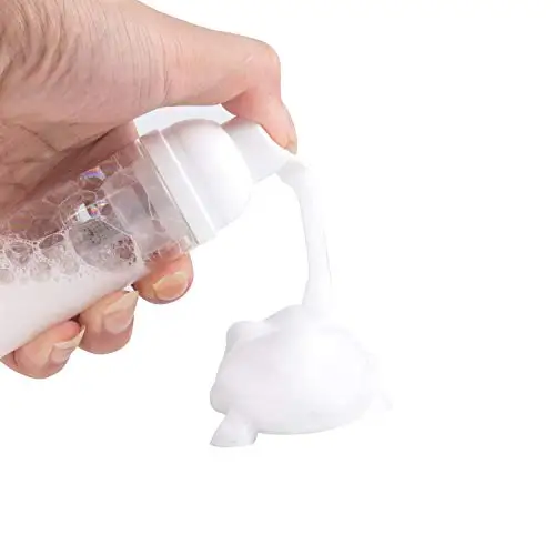 50ml Plastic Pet Mousse foam Pump Soap bottle for facial cleanser dispenser