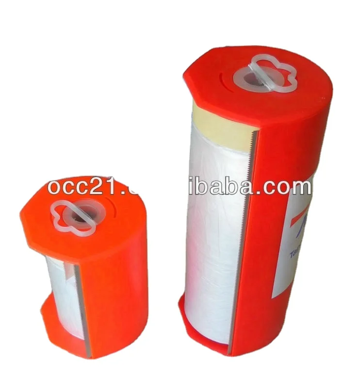 55 CM Automatic refinish using  masking films with dispenser with Shrink packaging