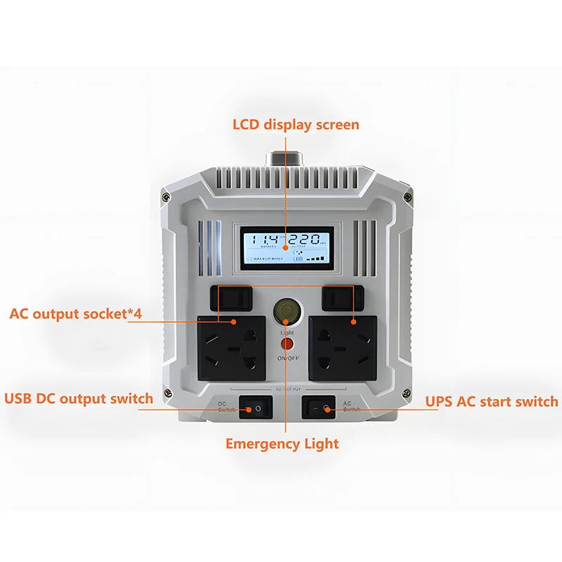 TLEC Factory Backup Power Station 300W AC Inverter DC Car Outlets for Solar Power Bank Outdoor Camping Portable Power Station