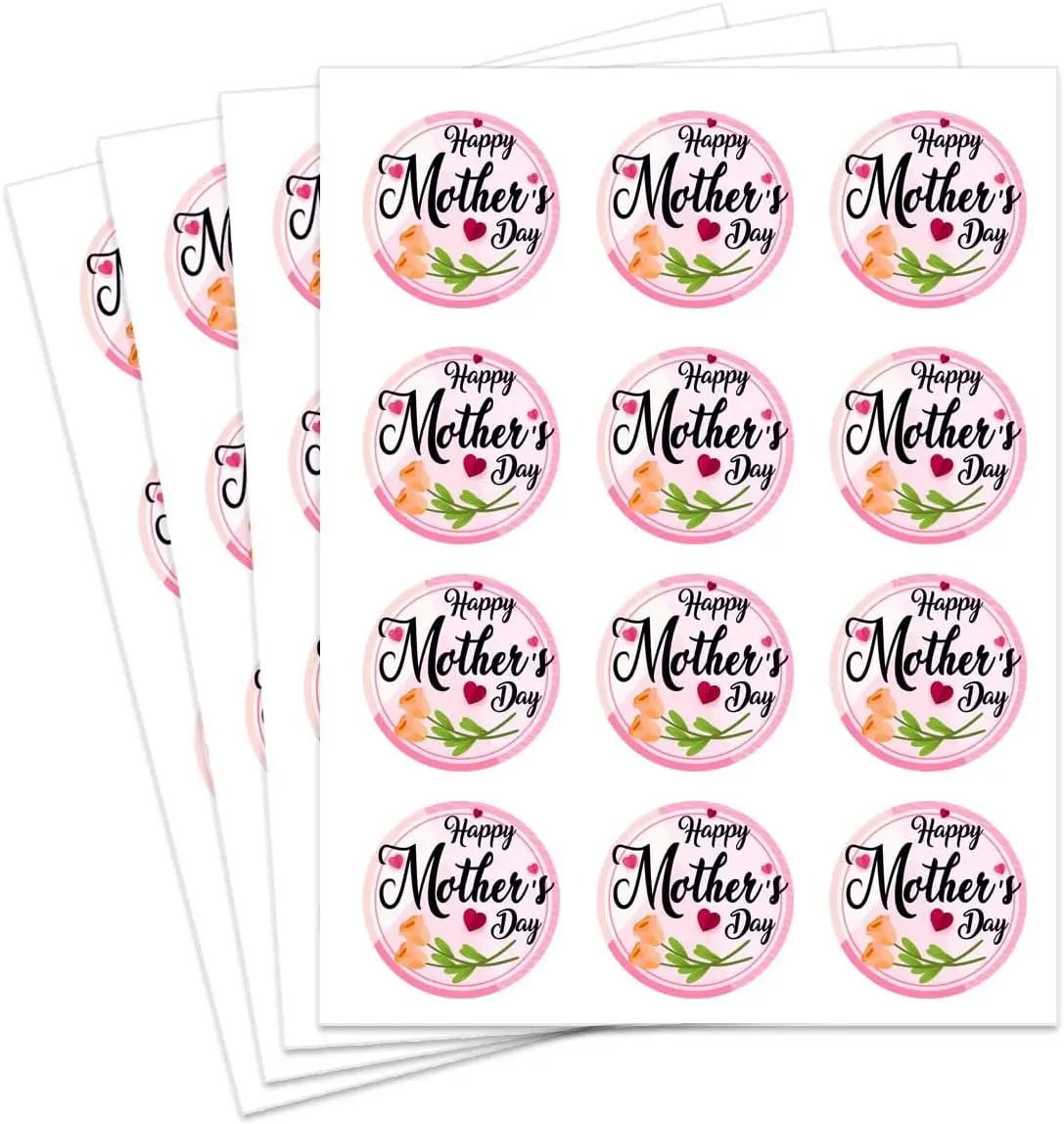 Custom Printed Roll Plastic Waterproof Synthetic Paper Label Adhesive Vinyl PVC Round Circle Brand Logo Sticker