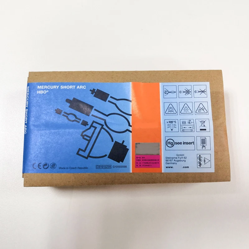 MERCURY SHORT ARC Lamp HBO 100W/2 Leica Olympus Zeiss Fluorescence Microscope Light Source Bulb