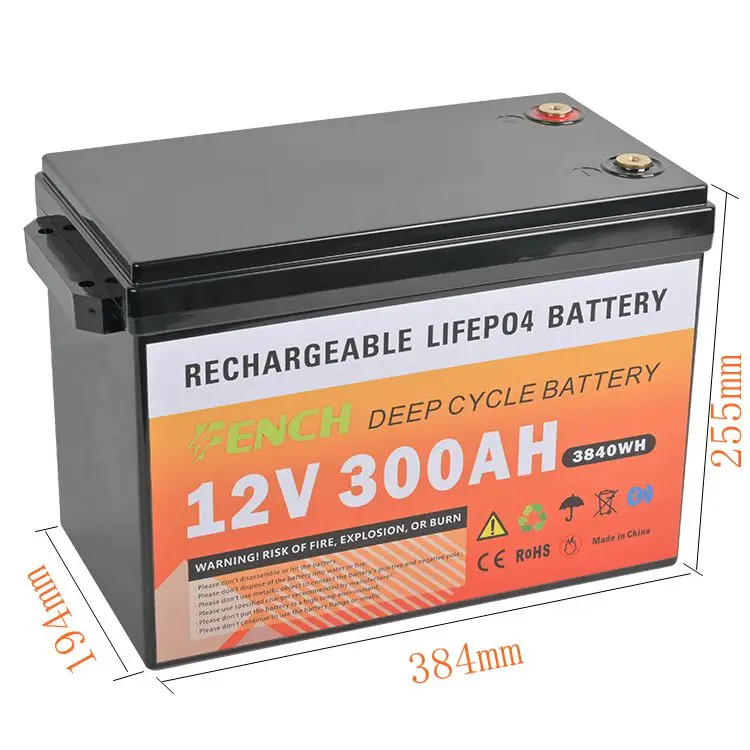 Встроенный литий-ионный Аккумулятор lifepo4 12 В 300 А/х