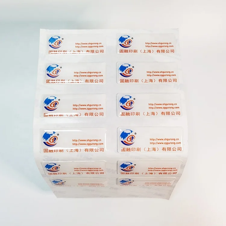 GR-L003 3D наклейки с фирменной печатью