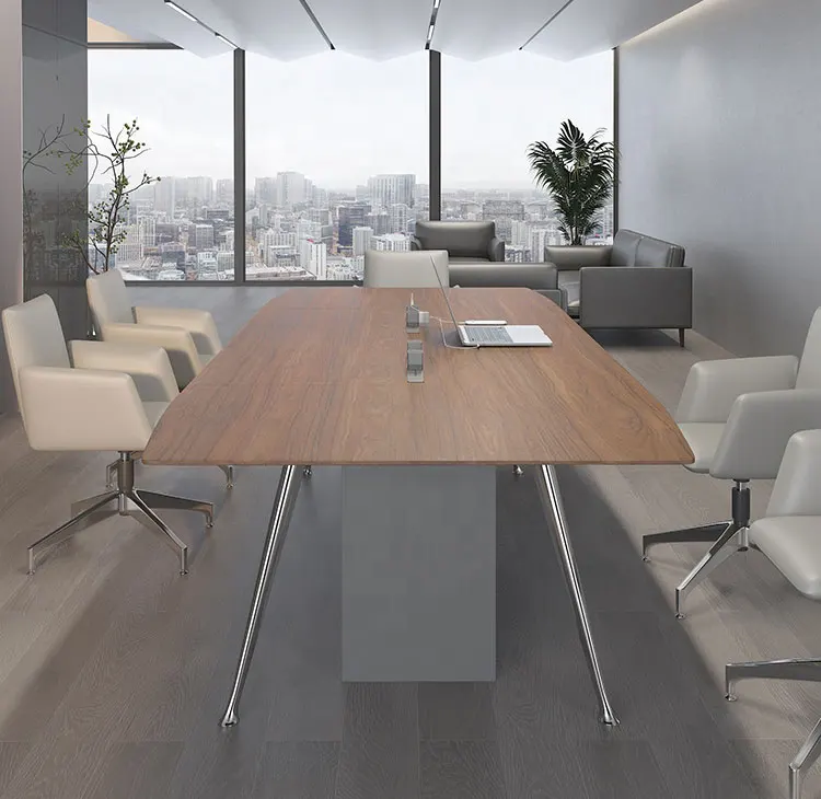 Simple conference room strip meeting long table workbench office table small negotiation simple reading table