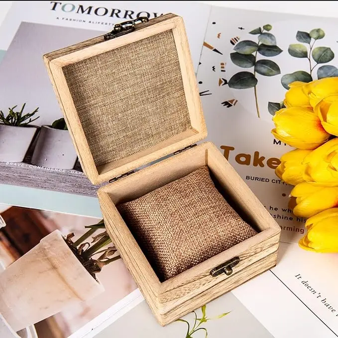 Rustic Vintage Unique Wood Watch Box Personalized Organizer Custom Wooden Jewelry Boxes Wholesale