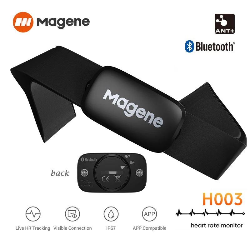 Magene H003 Heart rate monitoring band cycling sensor for fitness bicycle computer