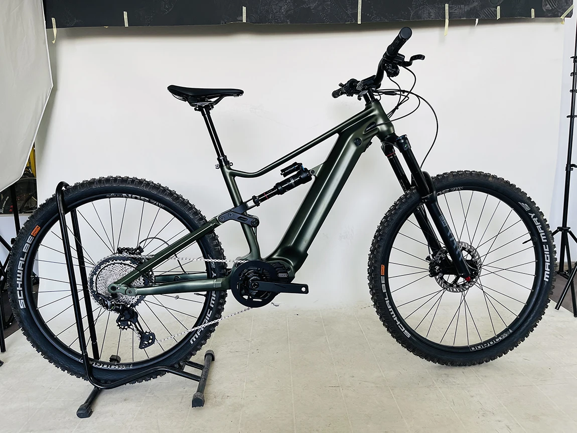 2022 Новый 500 Вт Средний привод MTB 11 скоростей полный Подвесной Электрический горный велосипед 27 5/29 дюймов с мягким хвостом