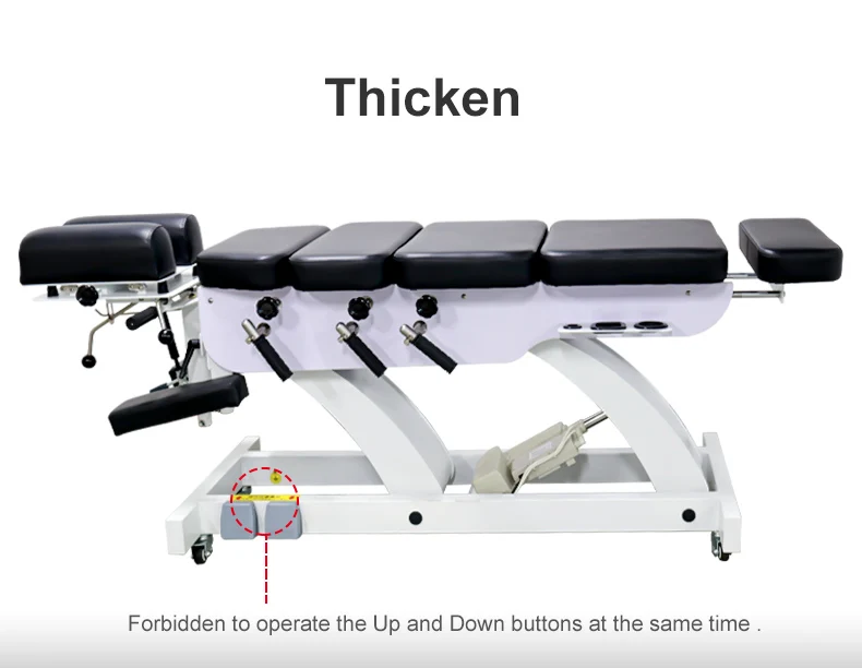 Personal Health Care Electric adjustable 4-section chiropractic table bed massage bed chiropractic drop table