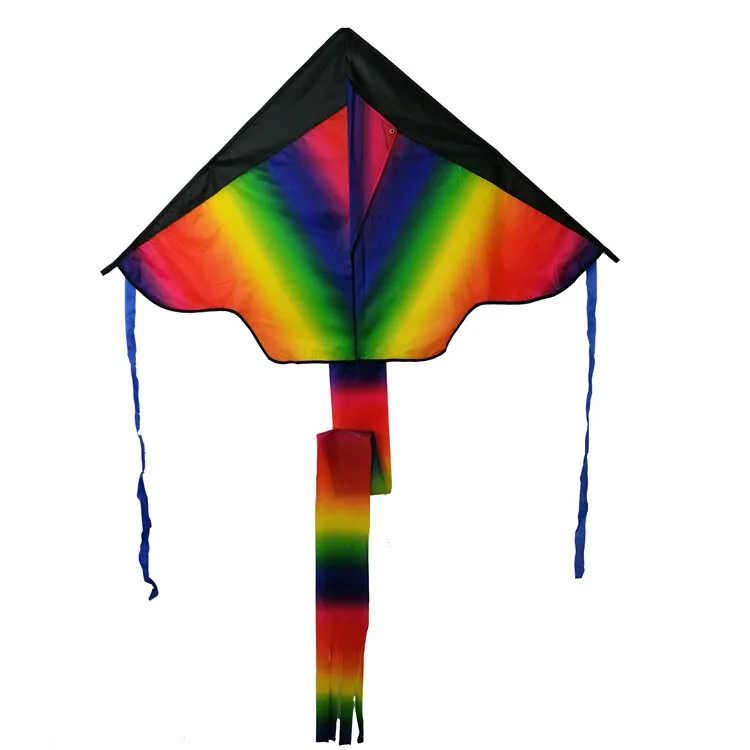 
Customized All Kinds Adult Child Ripstop Polyester Neon Delta Kite 