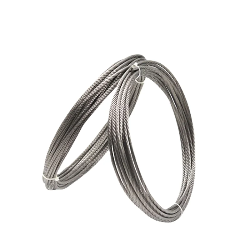 10 304 Stainless Steel Wire Rope Cable Extendable Clothesline Retractable Fishing Dia 0.3~4mm 7*7 Soft