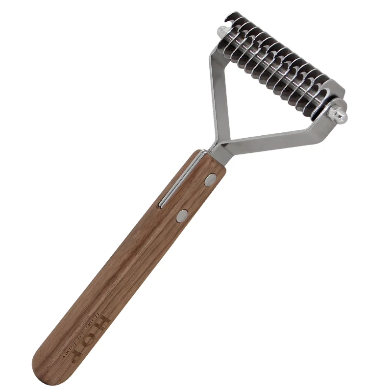 
Factory Wholesale Upscale Classical Style Wooden Handle Dog Grooming Comb Pet Dog Dematting Comb 