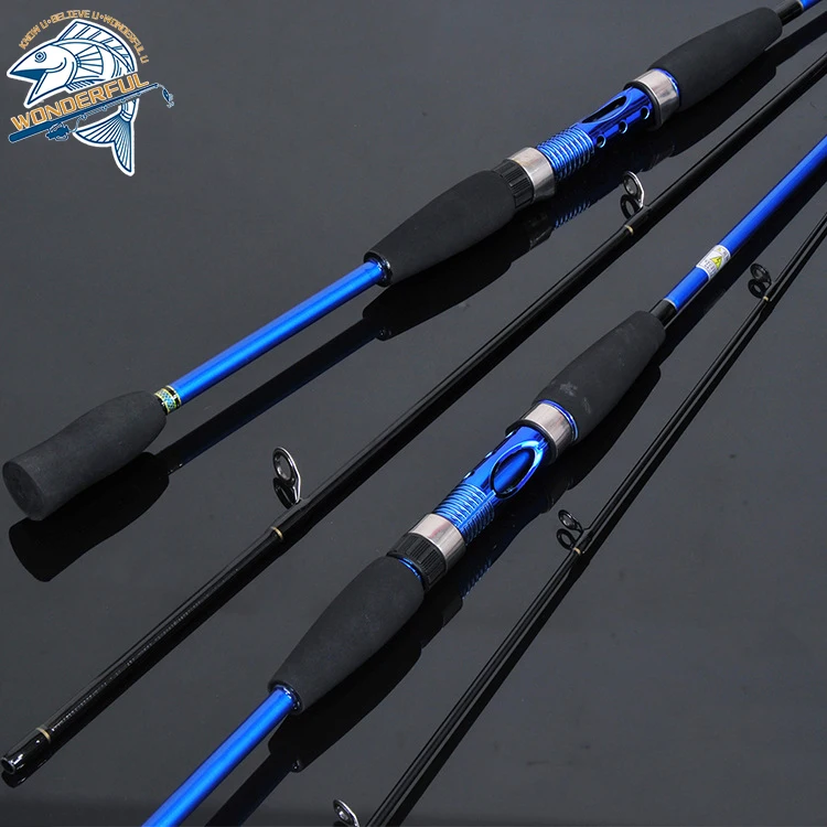 Fashion Fishing Telescopic Handle Rod Portable 1.8/2.1 meter Carbon Fiber Classic front plug Travel Pole for Bass Trout Fishing