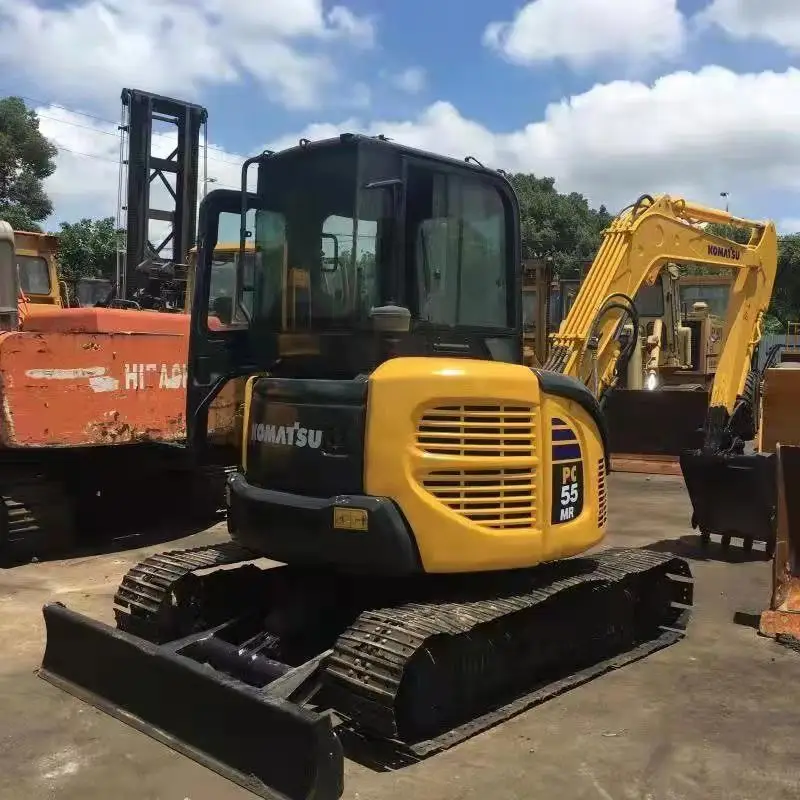 Б/у мини-экскаватор Komatsu PC55 небольшой экскаватор по