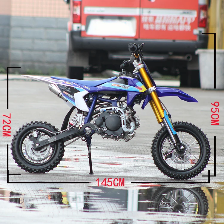 Newest non adjustable hydraulic rear fork air cooling 4 stroke engine kids pit bikes dirt bike 50 cc