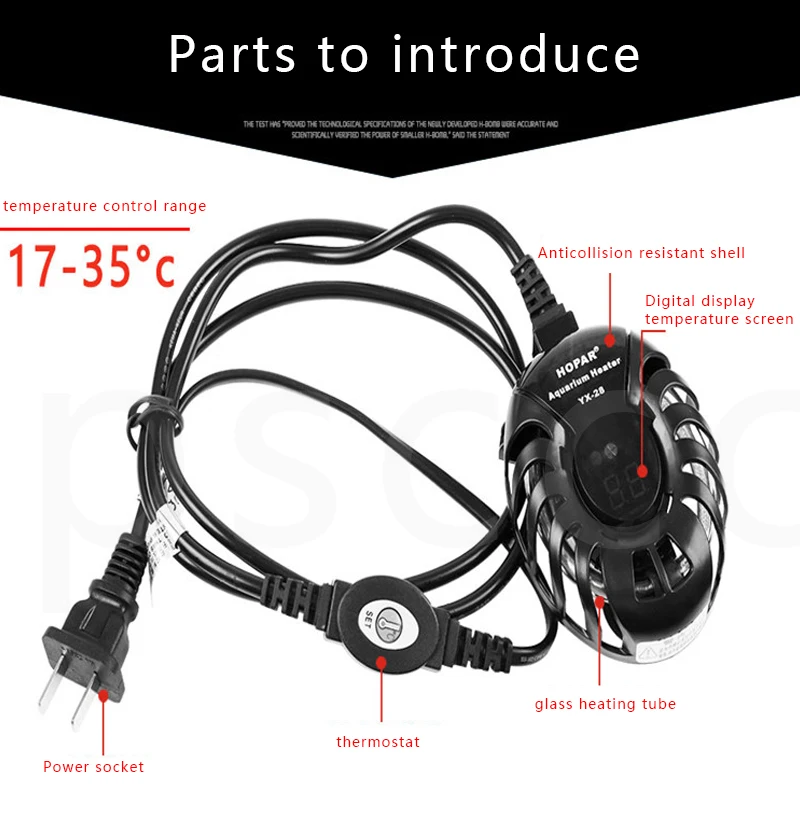 Mini Turtle Aquarium Automatic Constant Temperature Heating Rod Small Turtle Heating Rod Aquarium Heater