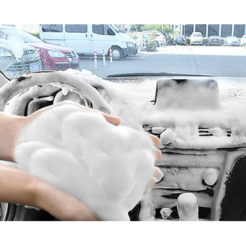 Foam cleaning agent universal interior decontamination ceiling car wash automotive supplies multi-functional foam cleaner