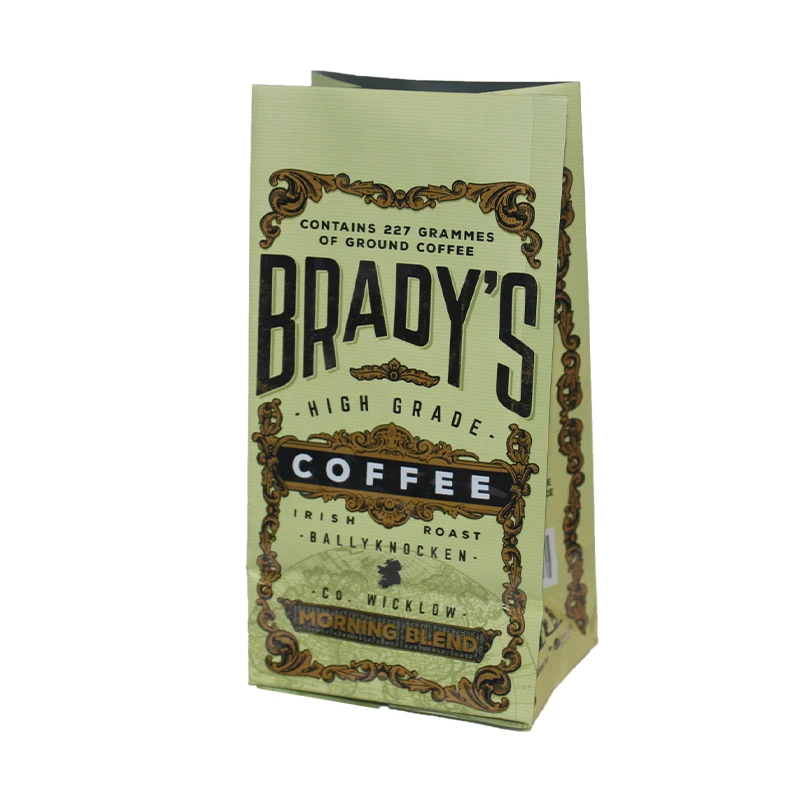 250g /500g Black Coffee Bag Silver Plastic Packaging Reusable Stand Up Plastic Zipper Coffee Bean Packaging Bags With Valve