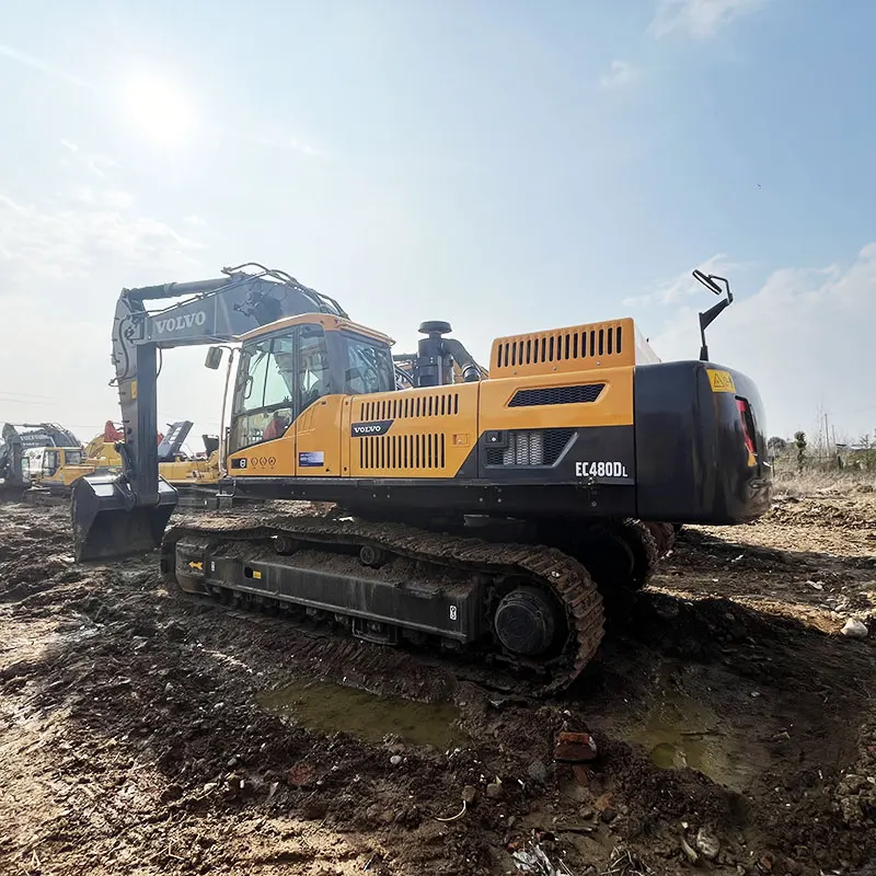 Низкая цена Высокопроизводительный Экскаватор Volvo EC480 480D гусеничный экскаватор 48Ton б/у инвентарь для продажи