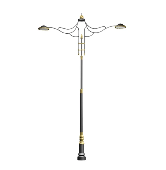 The middle east 6-12m lighting lamp customized pole for street