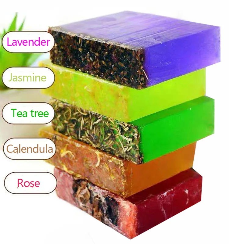 private  label  Rose Lavender Aloe handmade soap body and  facial care bath soap Acne cleanser