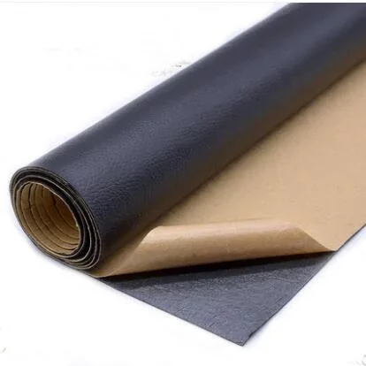 Self adhesive leather for SPA Cover Leather Sofa Furniture pu double face synthetic leather