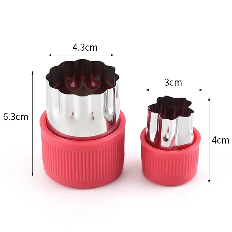 Best Seller 12pcs Different Shapes Stainless Steel Mini Vegetable Fruit Biscuit Cutters