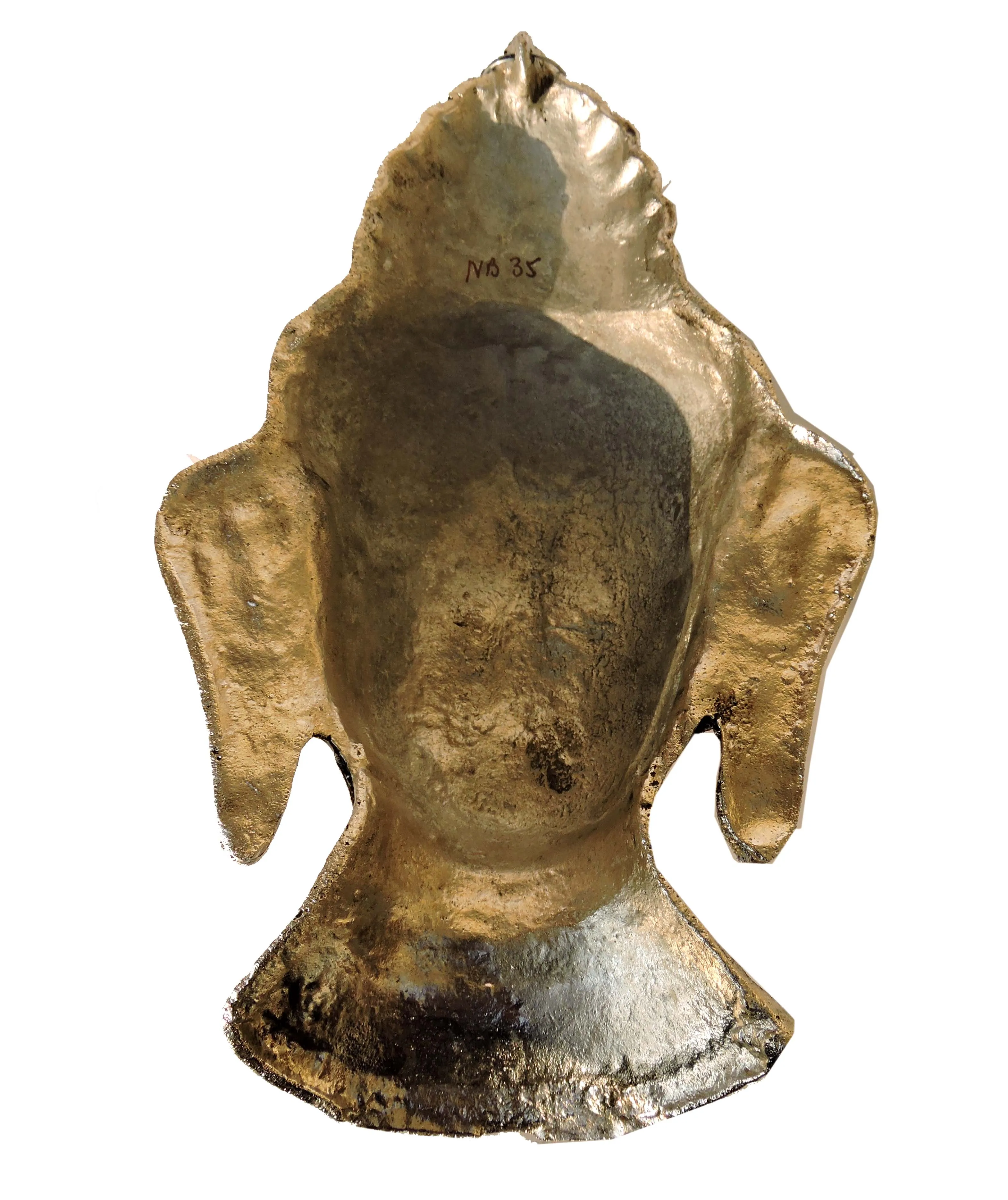 2023 New design golden plated both sides custom Silver Buddha face From Indian Manufacturer