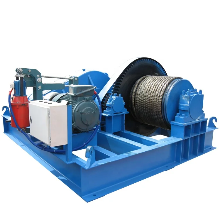  30 ton low speed heavy duty long wire rope pulling buy electric winch type trolley for