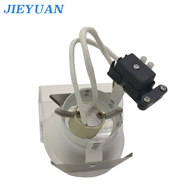 Aluminum LED Downlight Parts Recesses Anti-glare Ceiling Light Reflector GU10 LED Lighting Frame MR16 Lamp Frame