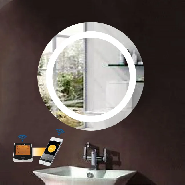 Google AMZ Alexa Graphene Infrared Heater Panel Bathroom Heating Mirror CM5006 Smart Home Electric Modern Bathroom Heater 100