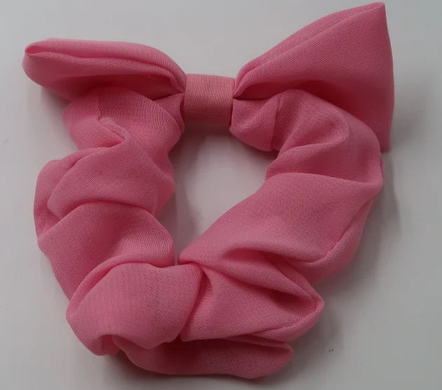 factory supply custom cute hair bow scrunchie for kids