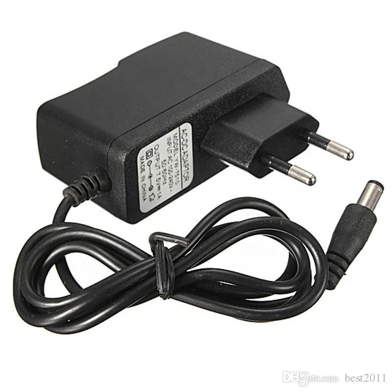 AC 100V-240V Converter Adapter DC 9V 1A Power Supply DC 5.5mm x 2.1mm 1000mA for arduino UNO MEGA Guitar