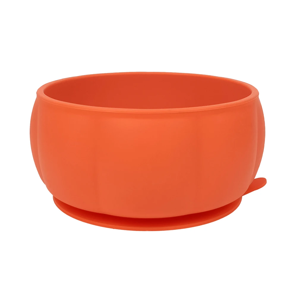 Amazon Food Grade Suction Baby Feeding Set Silicone Baby Super Suction Bowls Silicone Stay up Food Bowl For Kids And Toddlers