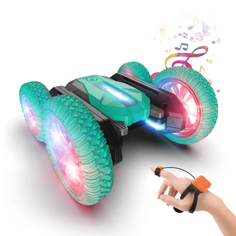 
New Toy 2021 Global Drone GD99 Gesture Sensing Double Side RC Car RC Tumbler Stunt Car Radio Control Toys 