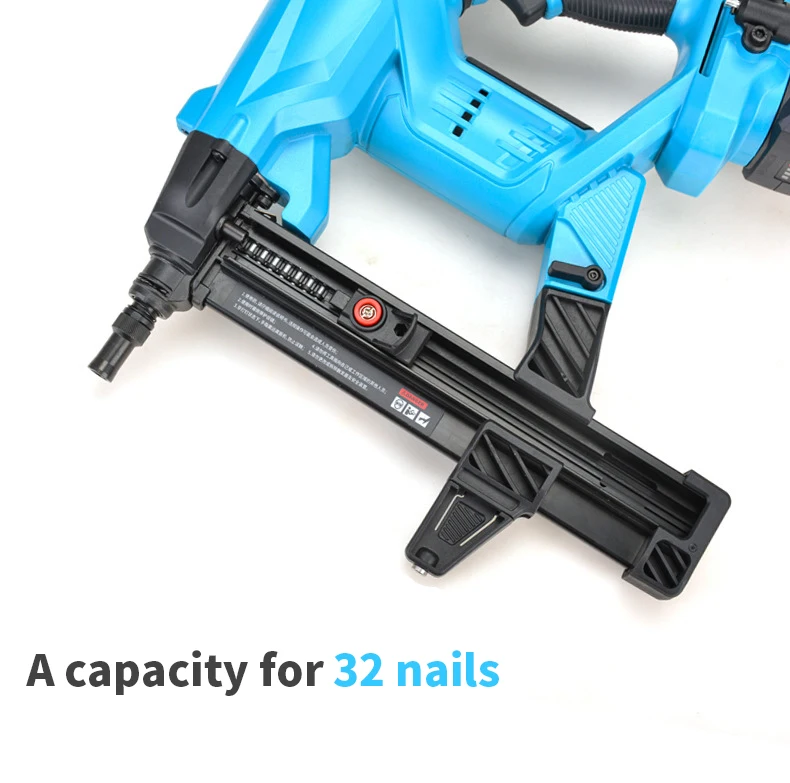 Latest Model Multi-Function Cordless Nail Gun Lithium Battery Steel Framing Brad Nails Gas-Free DIY Cost-Saving Construction